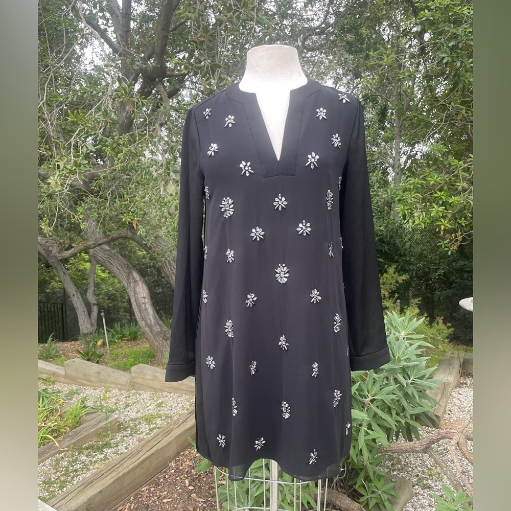 Bcbgmaxazria "Dyanne" Beaded Dress - Size Xs